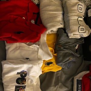 Baby boy jeans, shirts and sweatshirt